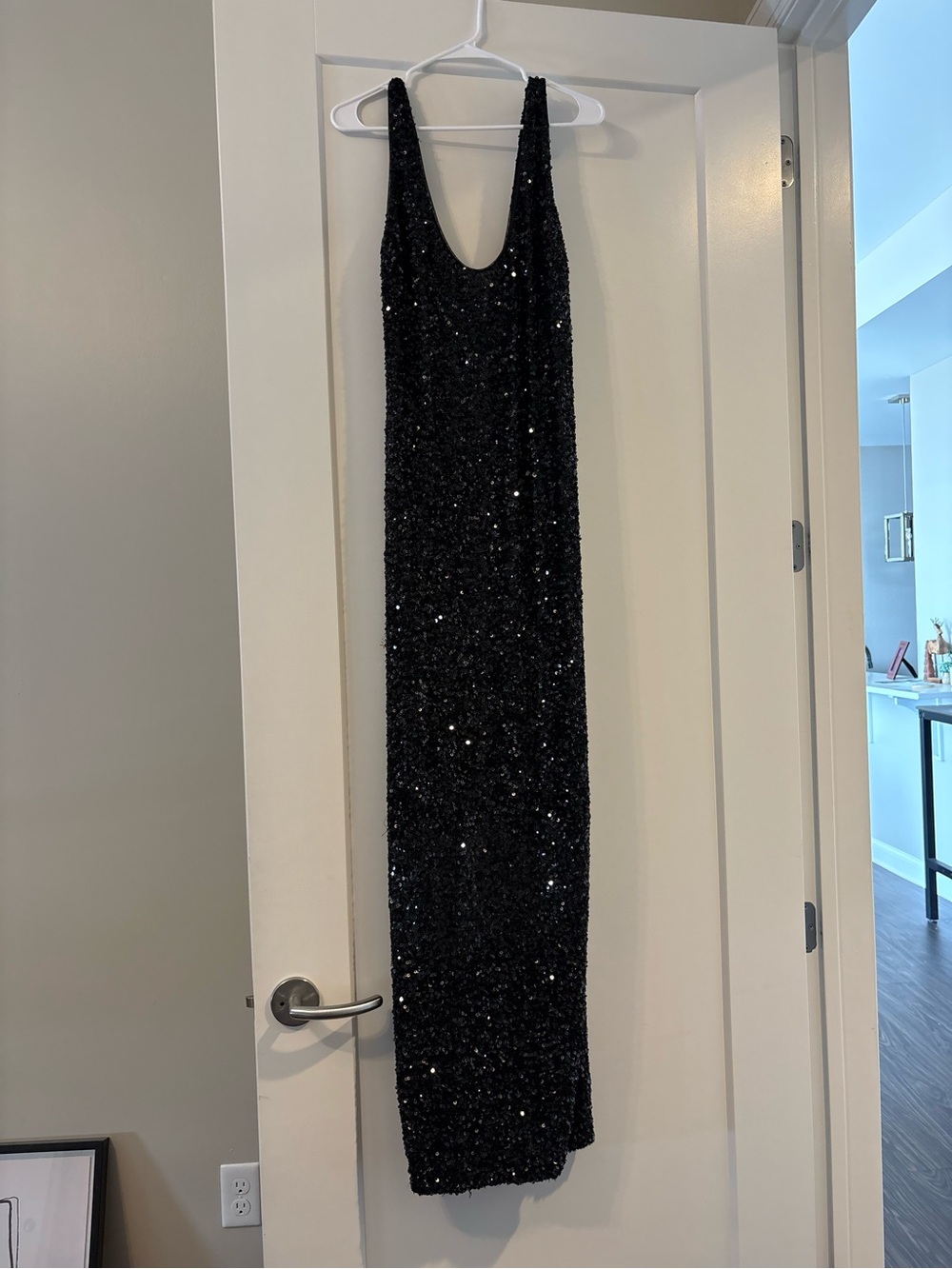 NBD Janhvi Maxi Dress in Classic Black | Size XL | Worn Twice | Dry Cleaned